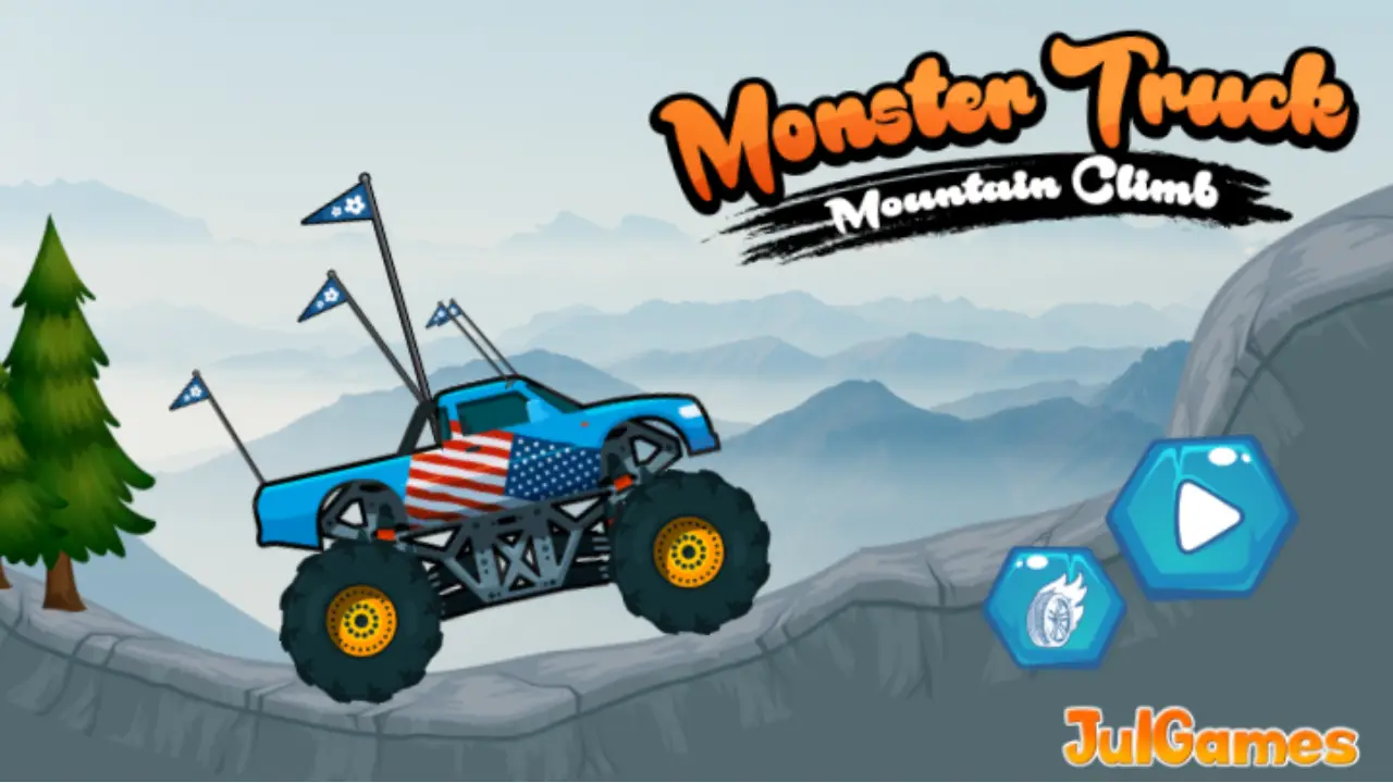 Monster Truck Mountain Climb - Play Online