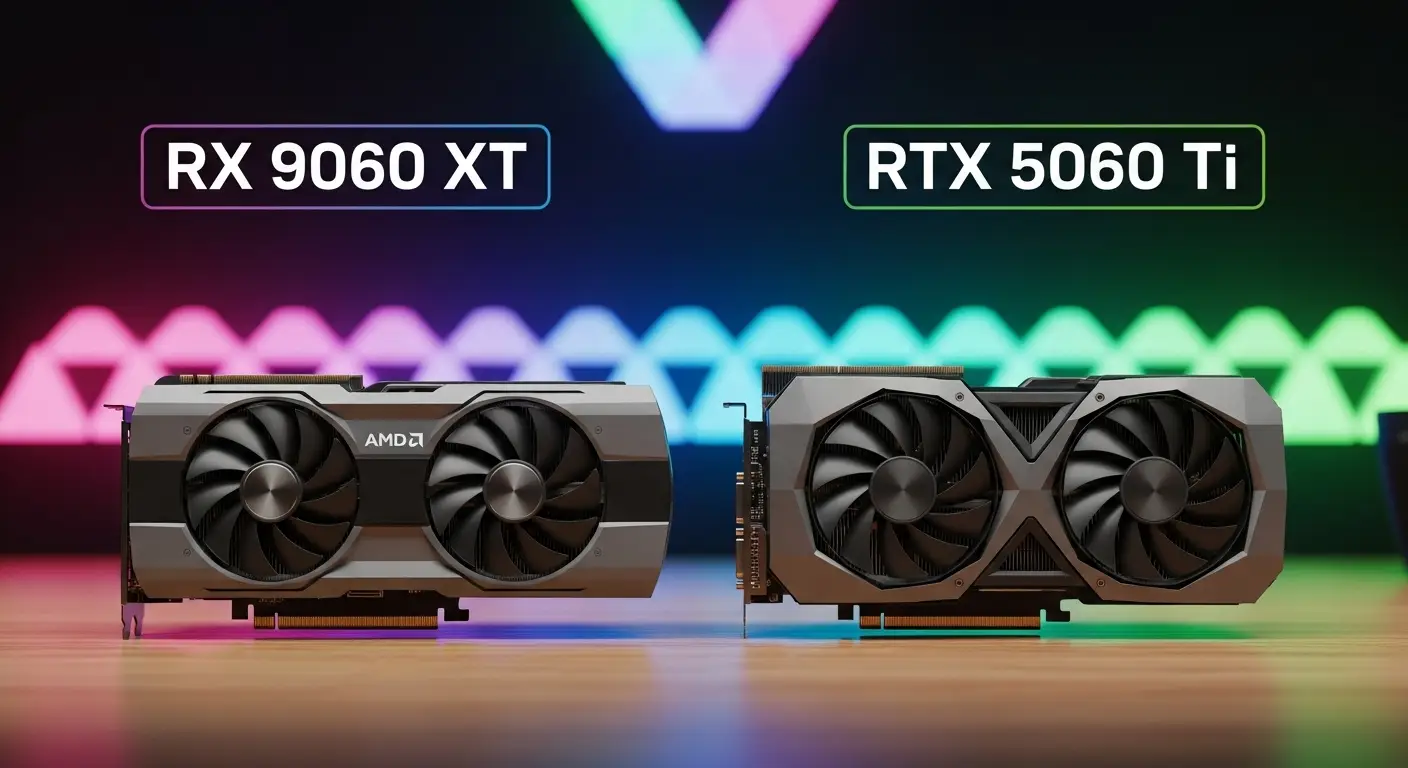 AMD RX 9060 XT vs Nvidia RTX 5060 Ti comparison – best GPU under $450 in 2025