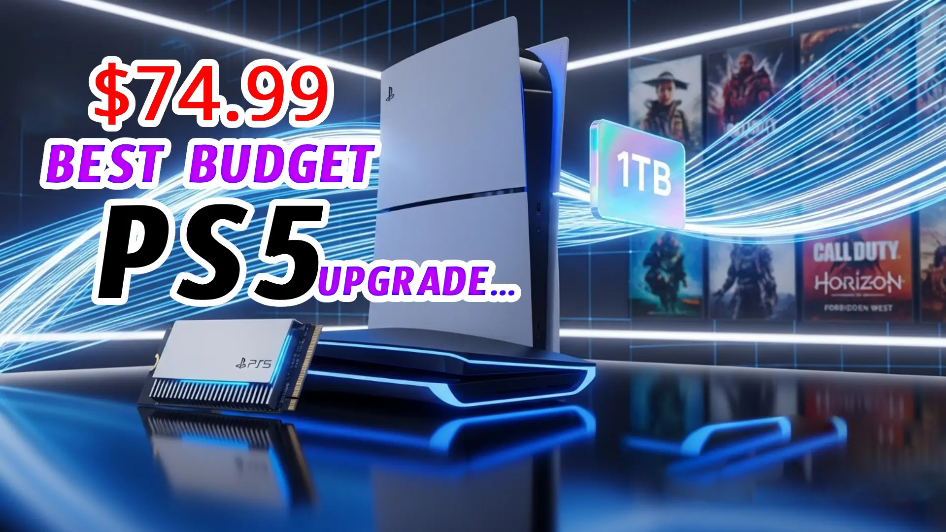 Best budget PS5 SSD 2025 viral $75 SSD for PS5 storage upgrade.