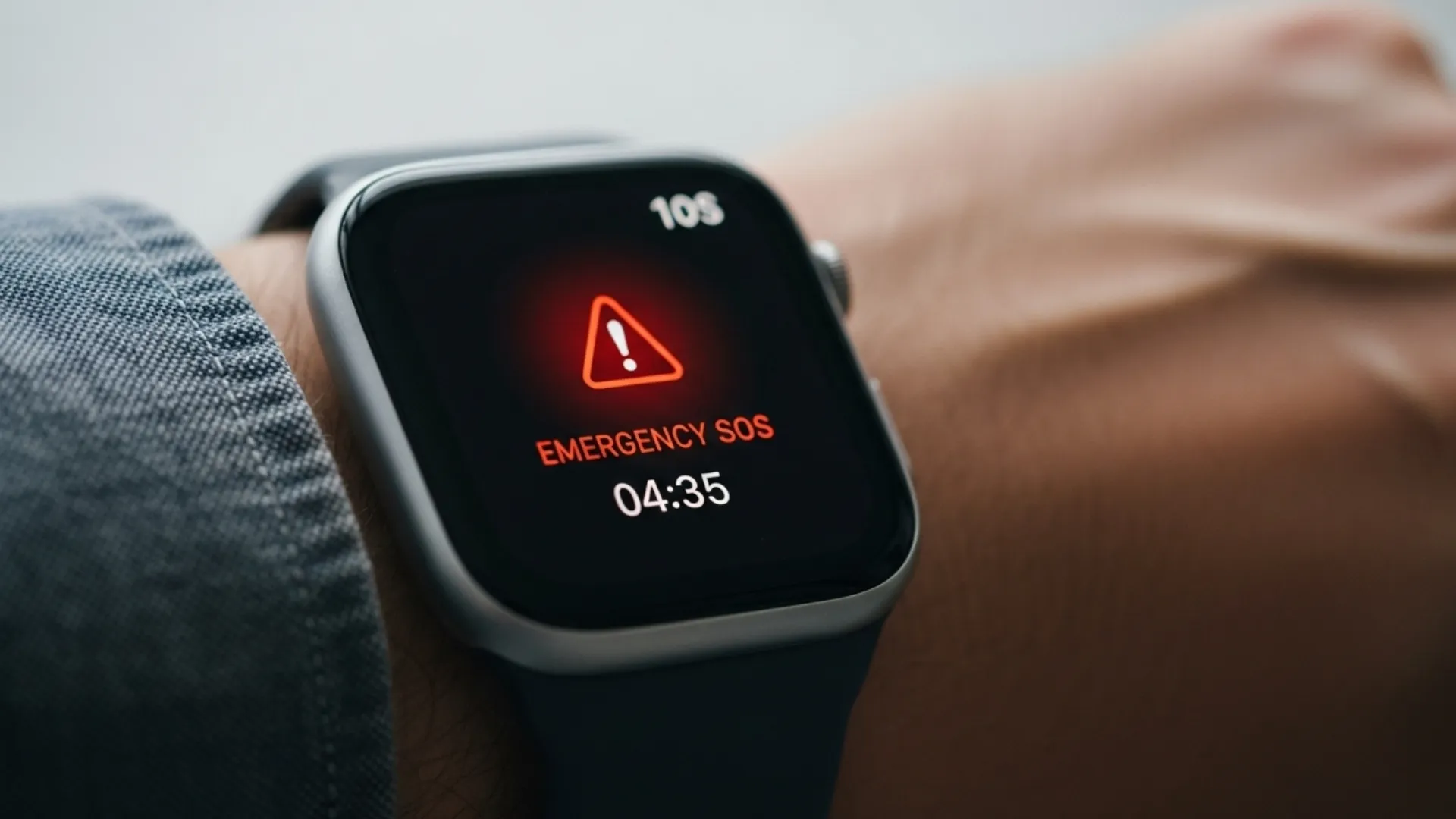 Pixel Watch 3 showing emergency features screen for safety and SOS