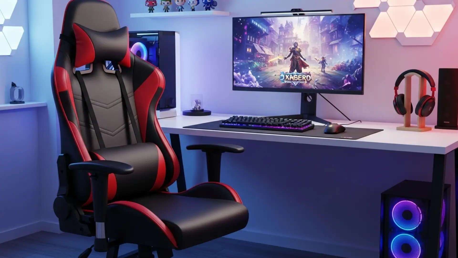 Ergonomic gaming chair under $100 in modern gaming setup