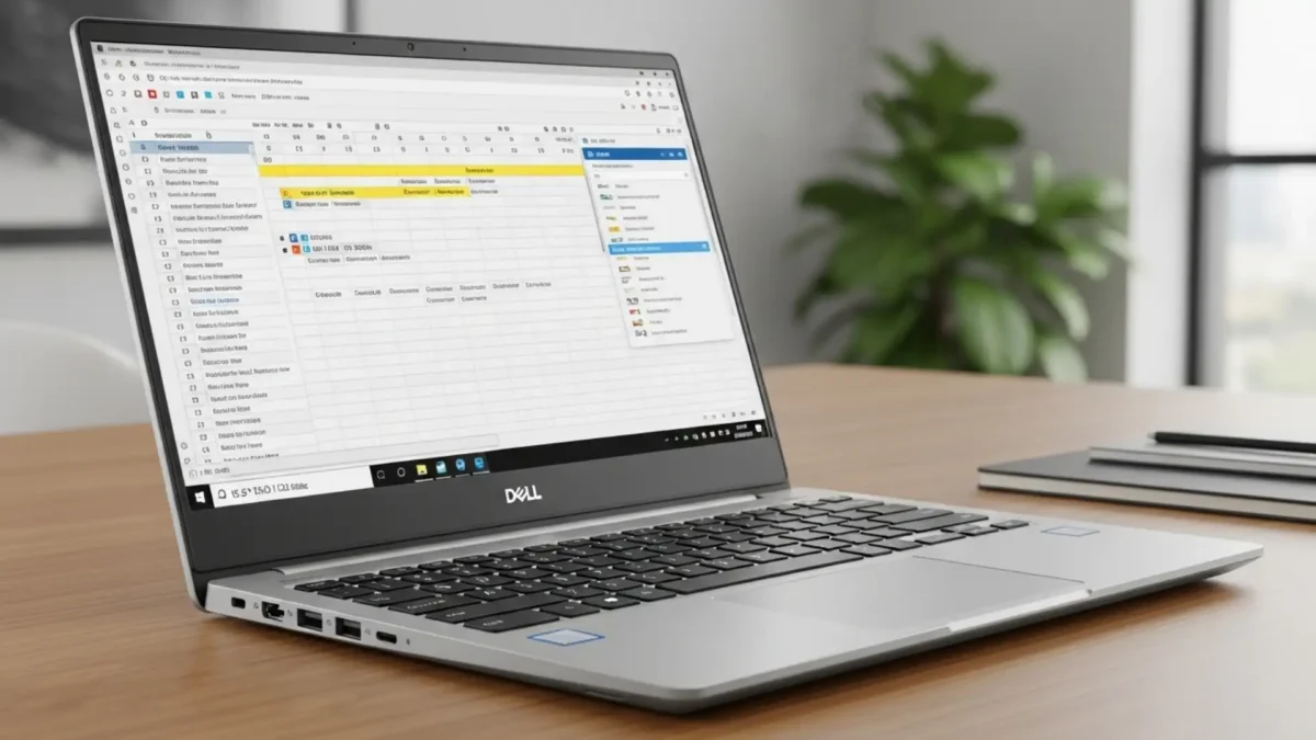 Is the Dell Vostro 15 3530 the Best Laptop Under $700 in 2025? 1 Dell Vostro 15 3530 laptop open on a desk, showing keyboard and screen