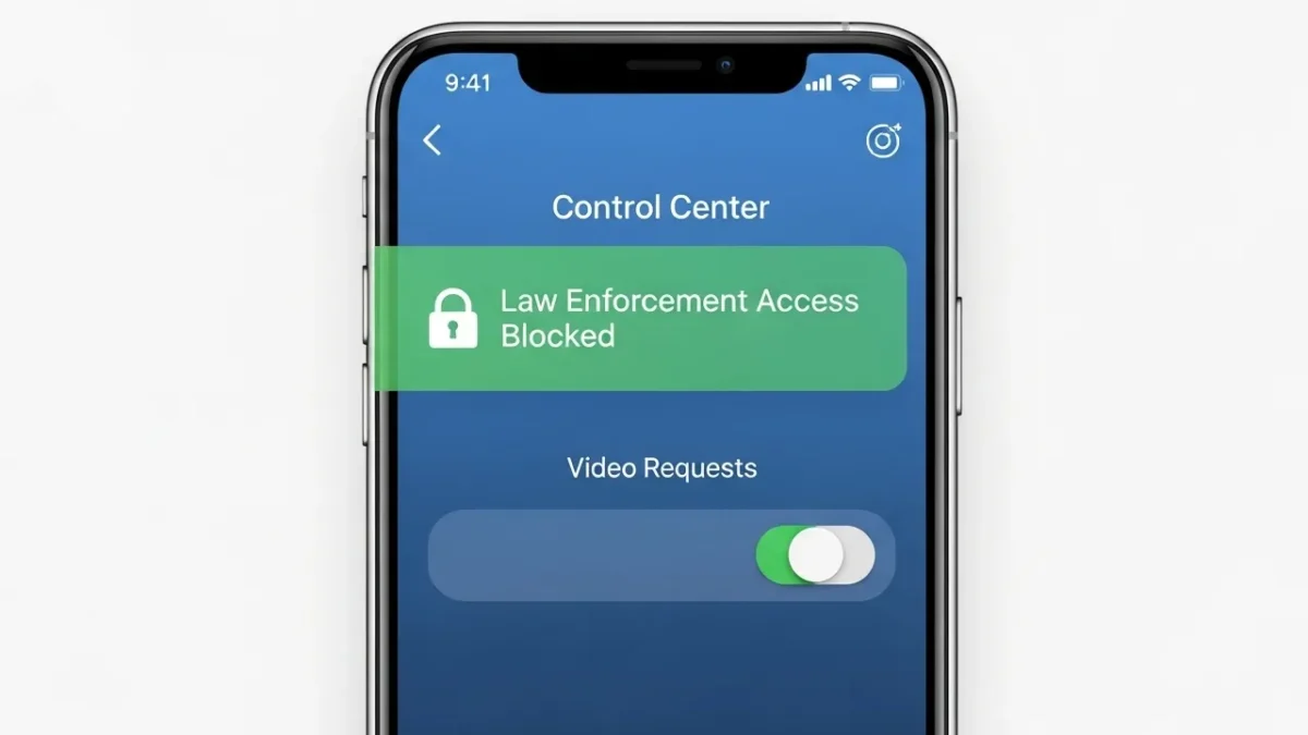 Top 7 Ring Privacy Settings You Should Change Right Now (Protect Your Camera in 2025) 6 Ring app screenshot disabling law enforcement video requests for privacy