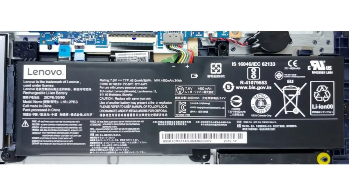 Lenovo IdeaPad 1 vs. IdeaPad 3: Which Budget Laptop Should You Buy in 2025? 13 Lenovo IdeaPad 3 Battery