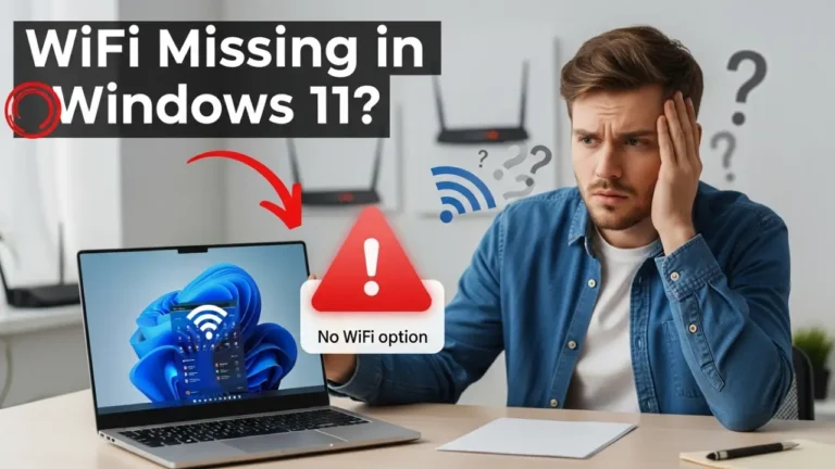wifi not showing windows 11