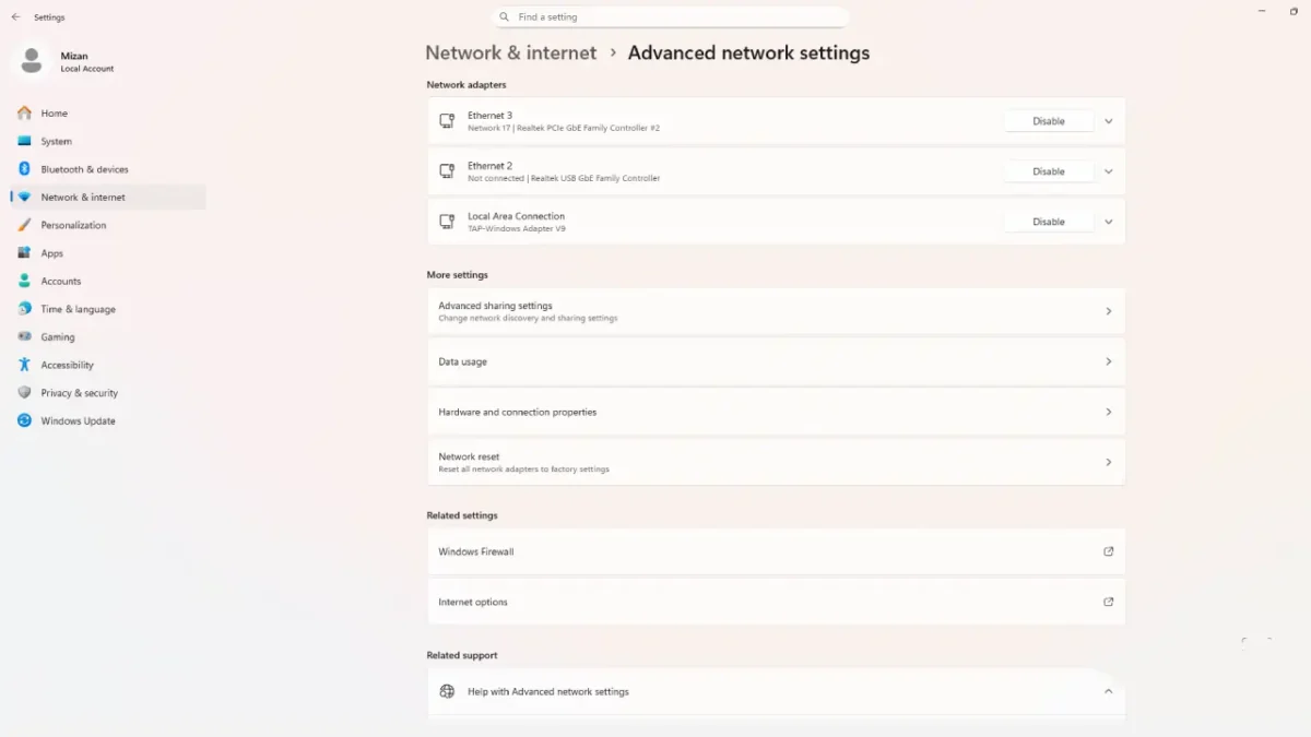 WiFi Option Not Showing in Windows 11? Here's How to Fix It Step-by-Step 3 windows 11 advance network settings