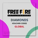 Free Fire Diamonds Voucher Code (Global)